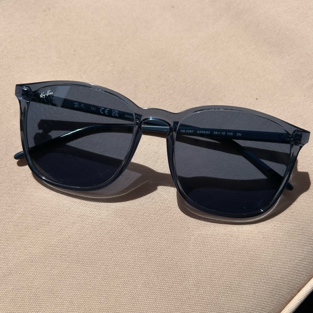 Transparent Navy Blue Ray Bans